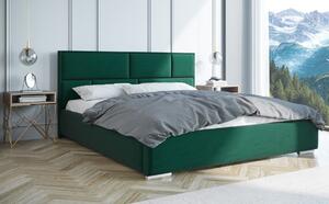 Luxusná čalúnená posteľ GLOS - Drevený rám, 120x200