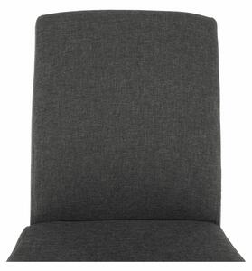Jedálenská stolička, sivá/čierna, SELUNA