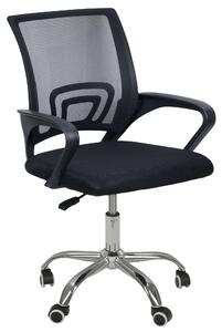 Čierna kancelárska stolička SPIN