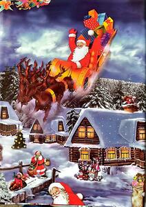 Mistrál Obrus Santa na saniach 100x140 cm