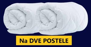 SiSv Paplóny prešívané Antialergické deluxe biely 2ks 140x200 cm