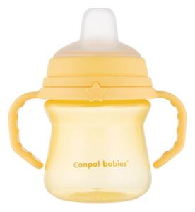Canpol Babies Silikónový hrnček FirstCup 150ml, yellow