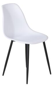 Polar jedálenská stolička biela/plast