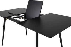Silar jedálenský stôl čierna 120/160