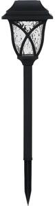 LED solárna lampa LAWN LED/1,2V 100 mAh 3000K 44 cm IP44 čierna