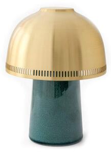 &Tradition Prenosná lampa Raku SH8, Blue Green & Brass 23101601