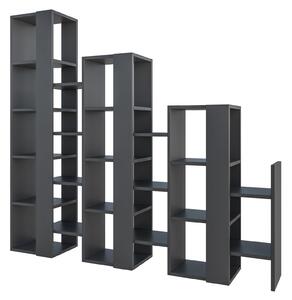 ASIR Knižnica LIFT antracitová