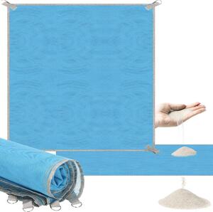 PreHouse Plážová deka 200 x 200 cm - modrá