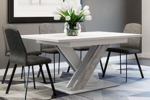 Najlacnejsinabytok BRONX jedálenský stôl, biela/betón