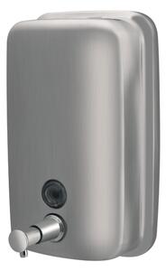 BISK Erga, nástenný dávkovač mydla, 1000ml, brúsená oceľ, ERG-01417