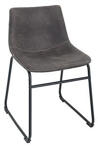Django jedálenská stolička vintage sivá