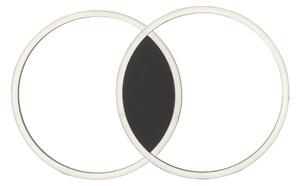Inteligentné stropné svietidlo čierne okrúhle s diaľkovým ovládaním - Caiden