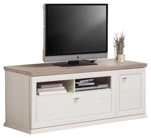 SKRINKA POD TV, sivá, biela, 150,2/53,9/50 cm Hom`in - TV nábytok