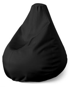 Sablio Sedací vak Pear Čierna - 70 x 95 x 15 cm