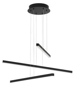 LED luster Lior – Čierna