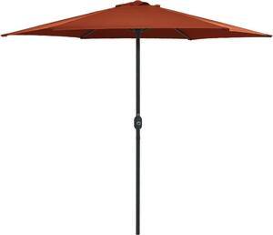 Maison Exclusive – slnečník s hliníkovým nosníkom, rozmer 270x246 cm, farba terakota