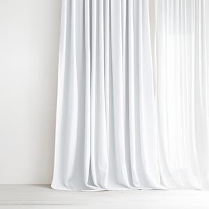Goldea dekoračný záves luca - biely 140x150 cm