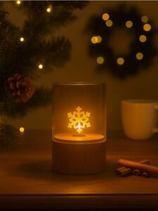Sinsay - LED stolná lampa s vianočným motívom - béžová