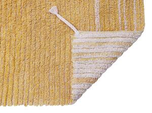 MUZZA Obojstranný koberec winto 170 x 240 cm žltý
