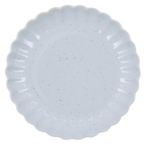 Dezertný tanier Scallop Light Blue