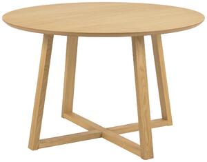 JEDÁLENSKÝ STÔL, dub, prírodná farba, 120/75 cm P & B - Stoly, Online Only