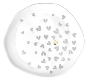 Porcelánový tanierik Hearts 14 cm