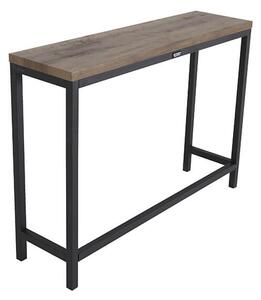 Rise konzolový stolík čierna/hnedá 110x30