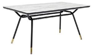 South Beach jedálenský stôl 160x90 cm čierno-biely