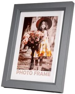 FANDY Drevený fotorámik Bevel 10x15 4 sivý