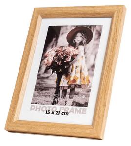 FANDY Drevený fotorámik Bevel 15x21 2 hnedý