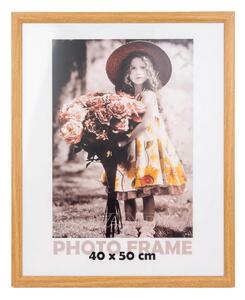 FANDY Drevený fotorámik Bevel 40x50 2 hnedý