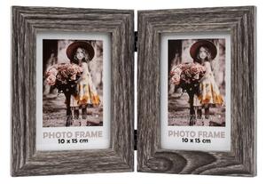 FANDY Fotorámik Narvik 10x15/2 2 sivohnedý