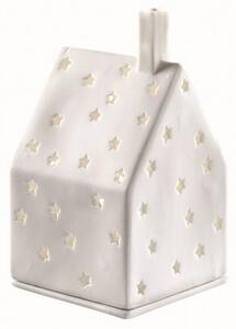 Porcelánový svietnik domček Stars