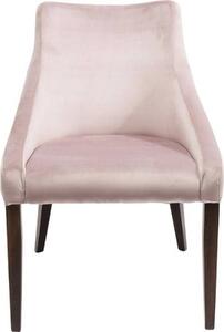 Mode stolička ružovo fialový zamat