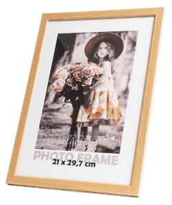 FANDY Drevený rámček Style 21x29,7 3 svetlohnedý