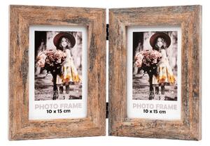 FANDY Fotorámček Narvik 10x15/2 3 hnedý