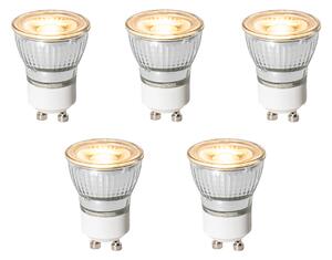 Sada 5 GU10 3-stupňových stmievateľných LED žiaroviek 35 mm 4W 220 lm 2700K