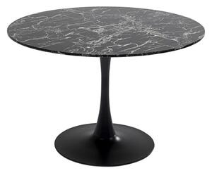 Veneto stôl mramor čierny Ø110 cm