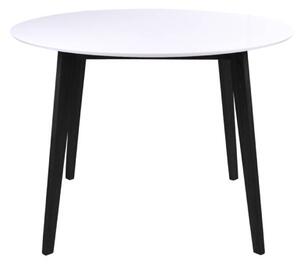 Vojens jedálenský stôl okrúhly biela/čierna