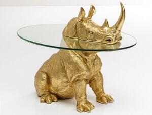 Sitting Hippo konferenčný stolík o65 cm zlatý