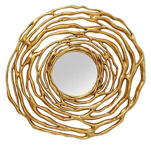 Twiggy Gold nástenné zrkadlo zlaté Ø121 cm