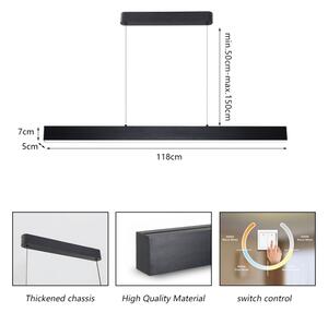 Brilagi - LED Luster na lanku SLEEKLINE LED/40W/230V 3000/4500/6000K čierna