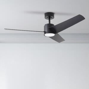 ZEVENTI - LED Stropný ventilátor ORVIETO LED/18W/230V Wi-Fi Tuya čierna + DO