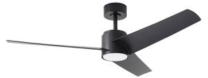 ZEVENTI - LED stropný ventilátor ORVIETO LED/18W/230V Wi-Fi Tuya čierny + diaľkové ovládanie