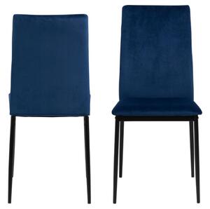Demina jedálenská stolička tmavo modrá