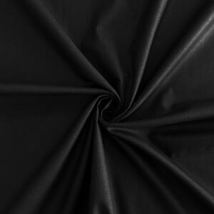 Divazo Bavlnená látka Jednofarebná Čierna 160 cm
