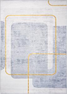 TA Koberec U-21150 FLANNEL PRINTED Sivý (flanelový) Obdĺžnikový Rozmer: 80x150 cm