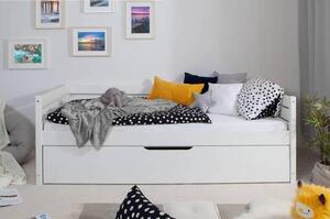 POSTEĽ S ÚLOŽNÝM PRIESTOROM, 90/200 cm biela MID.YOU - Detské izby, Online Only