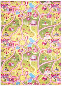 TA Koberec JWH FLANNEL PRINTED Zelený Obdĺžnikový Rozmer: 80x150 cm