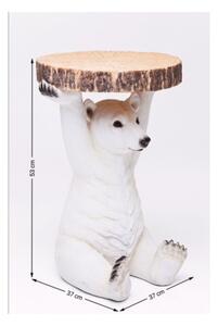 Odkladací stolík Polar Bear 53 × 37 × 37 cm KARE DESIGN